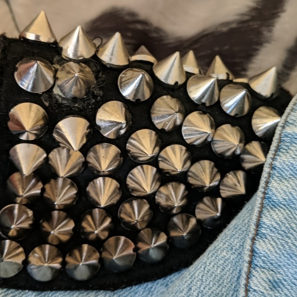 Forever 21 Studded Denim Jacket - Picture 5 of 5